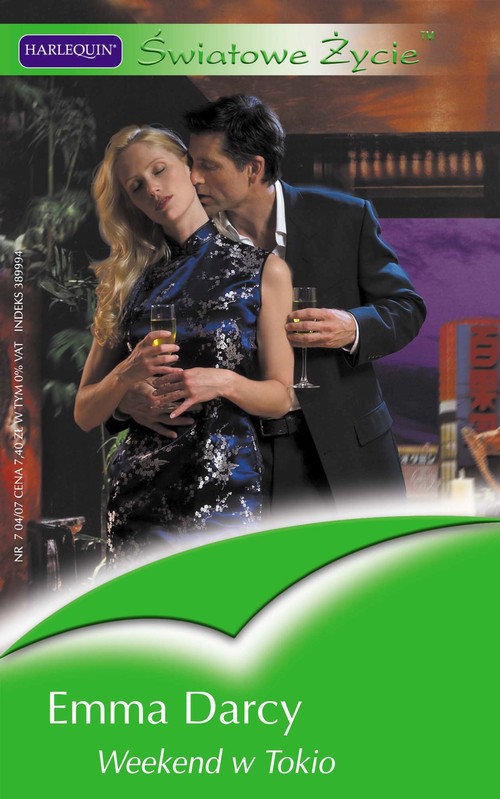 Tytuł: Weekend w Tokio
Autor: Emma Darcy
Wydawnictwo: Harlequin
Formaty: PDF