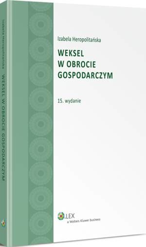 Weksel w obrocie gospodarczym — okładka e-booka