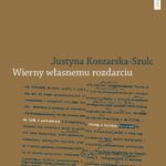 Wierny własnemu rozdarciu — okładka e-booka