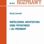 Współczesna architektura domu prywatnego i jej przemiany — okładka e-booka