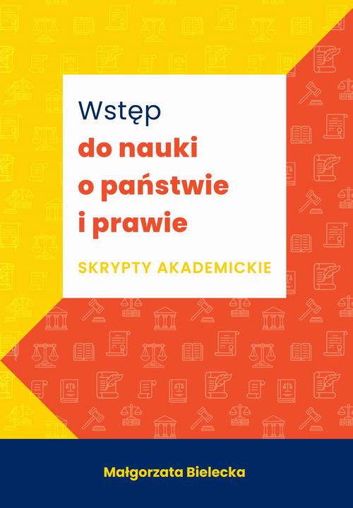 Tytuł: Wstęp do nauki o państwie i prawie. Skrypt akademicki
Autor: Małgorzata Bielecka
Wydawnictwo: Wydawnictwo Naukowe E Book
Formaty: PDF