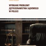 Wybrane problemy językoznawstwa sądowego w Polsce — okładka e-booka