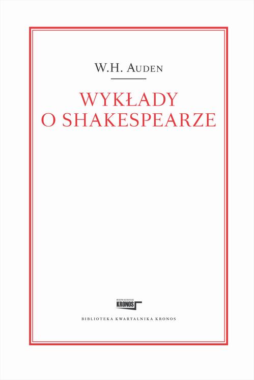 Wykłady o Shakespearze — okładka e-booka