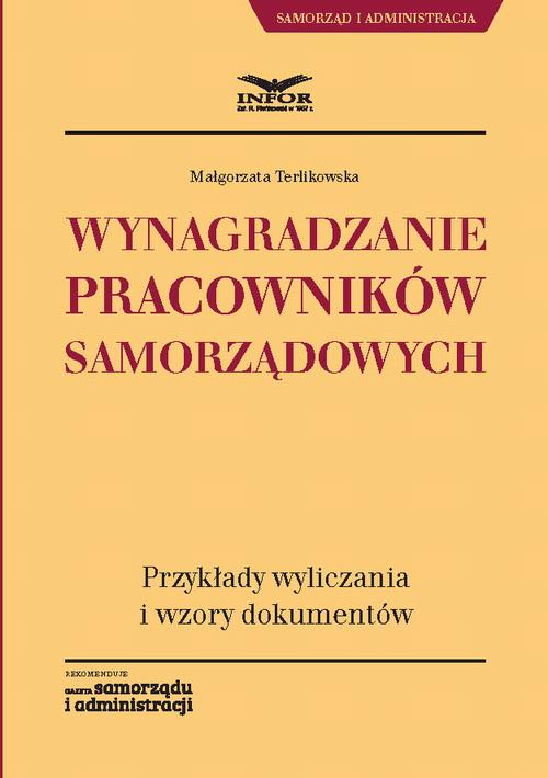 Wynagradzanie pracowników samorządowych — okładka e-booka