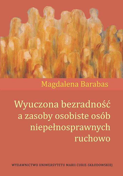 Wyuczona bezradność a zasoby osobiste osób niepełnosprawnych ruchowo — okładka e-booka