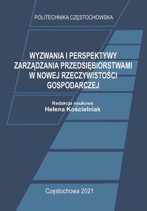 Tytuł: Wyzwania i perspektywy zarządzania przedsiębiorstwami w nowej rzeczywistości gospodarczej
Autor: 
Wydawnictwo: Politechnika Częstochowska
Formaty: PDF