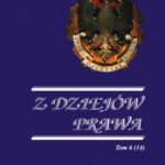 Z Dziejów Prawa. T. 6 (14) — okładka wydania
