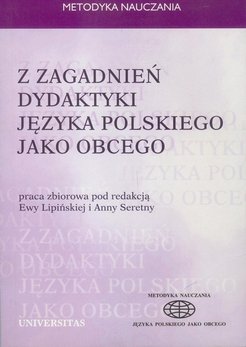 Tytuł: Z zagadnień dydaktyki języka polskiego jako obcego
Autor:
Wydawnictwo: Universitas
Formaty: PDF