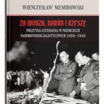 Za wodza, naród i Rzeszę: polityka literacka w Niemczech narodowosocjalistycznych 1933–1945 — okładka e-booka