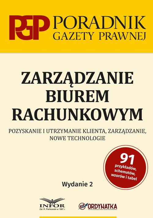 Tytuł: Zarządzanie biurem rachunkowym wyd.2
Autor: Elżbieta Krywko
Wydawnictwo: Infor
Formaty: PDF