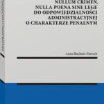 Tytuł: Zastosowanie konstytucyjnej zasady nullum crimen, nulla poena sine lege do odpowiedzialności administracyjnej o charakterze penalnym
Autor: Anna Błachnio-Parzych
Wydawnictwo: Wolters Kluwer
Formaty: PDF