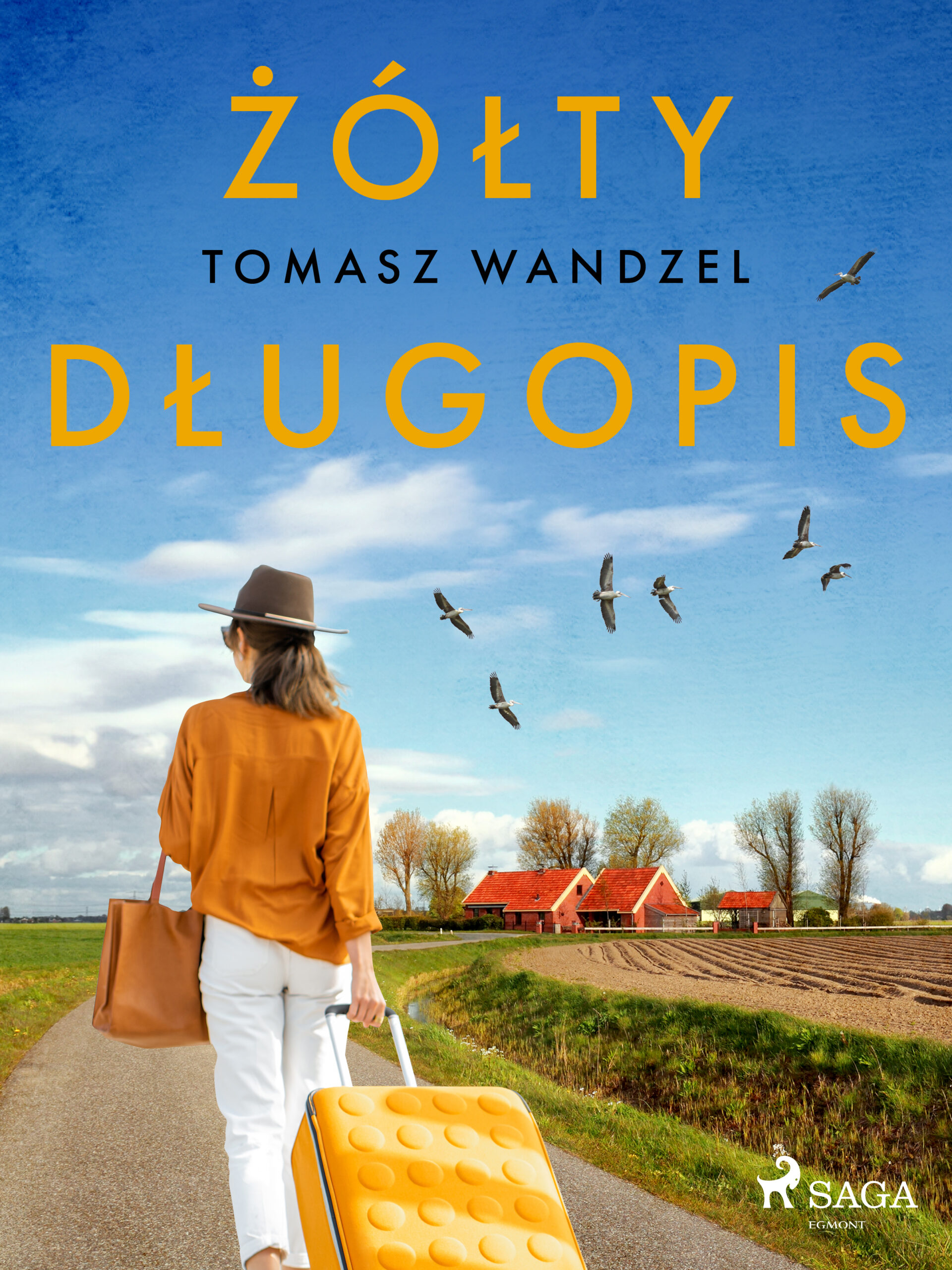 Żółty długopis — okładka e-booka