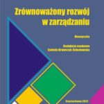 Zrównoważony rozwój w zarządzaniu — okładka e-booka