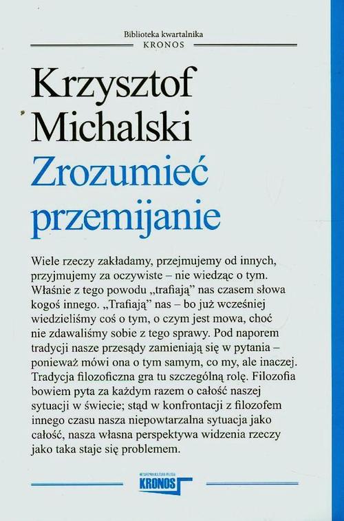 Zrozumieć przemijanie — okładka e-booka