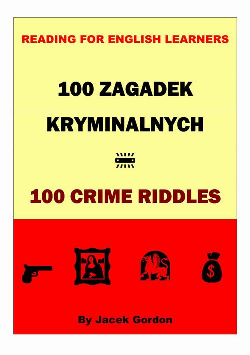 100 Zagadek Kryminalnych – 100 Crime Riddles — okładka e-booka