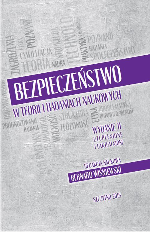 Bezpieczeństwo w teorii i badaniach naukowych. Wyd. II uzupełnione i uaktualnione — okładka e-booka