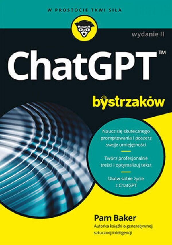 ChatGPT dla bystrzaków. Wydanie II — okładka e-booka