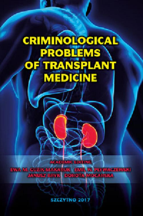 Criminological problems of transplant medicine — okładka e-booka