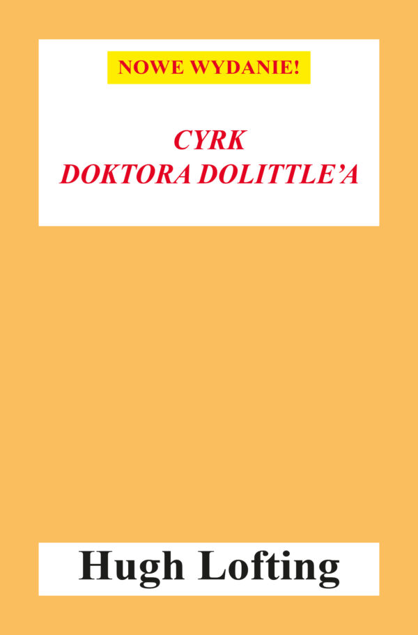 Cyrk doktora Dolittle'a — okładka e-booka