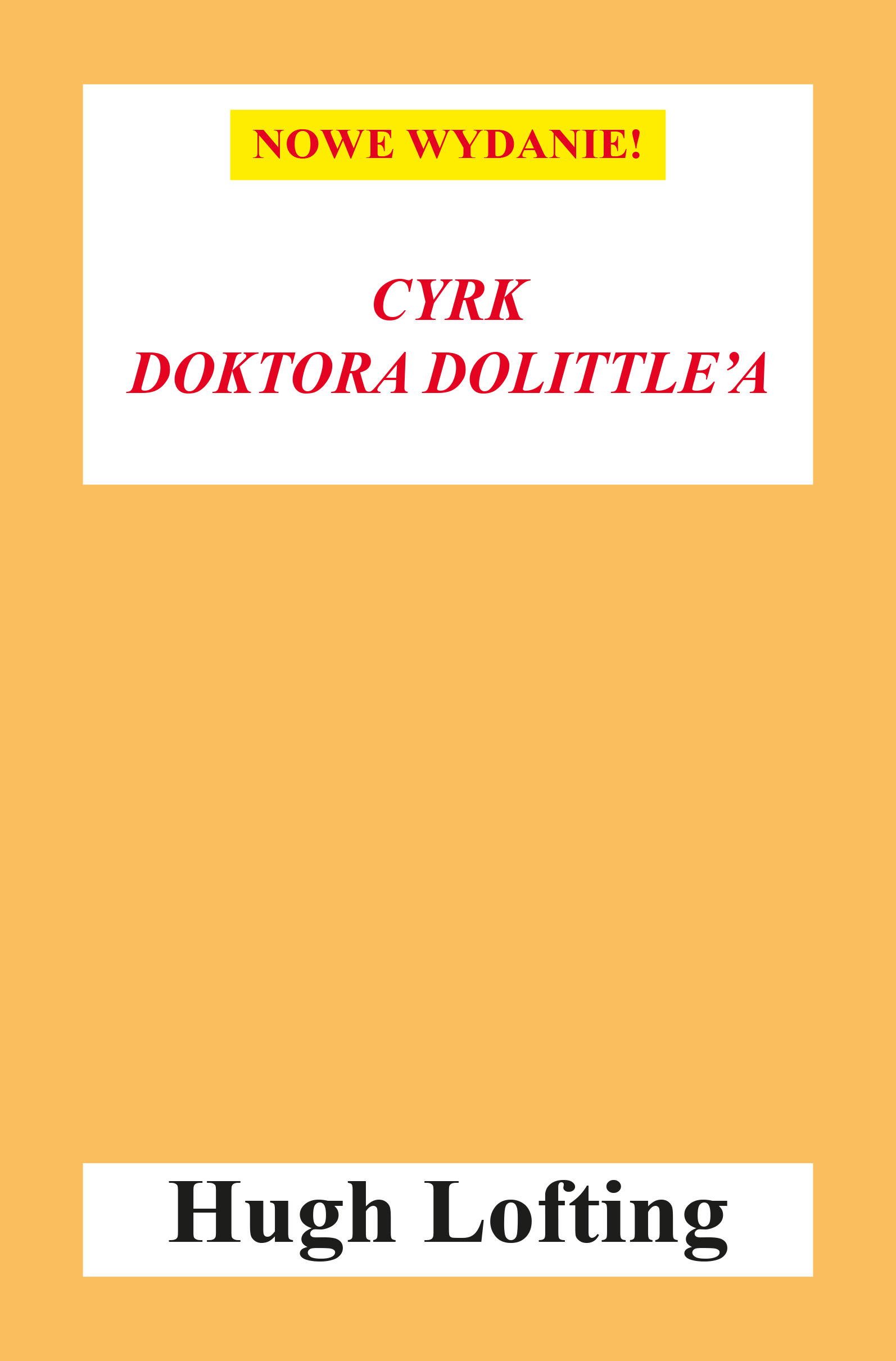 Cyrk doktora Dolittle'a — okładka e-booka