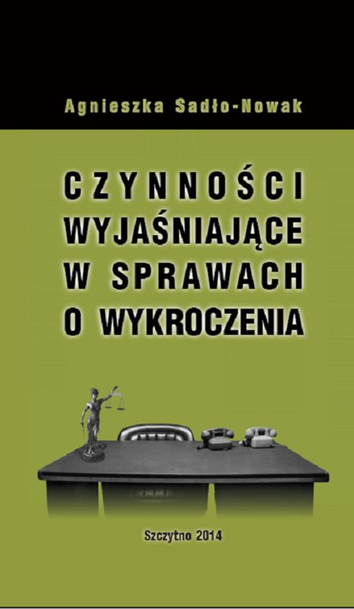 Czynności wyjaśniające w sprawach o wykroczenia — okładka e-booka