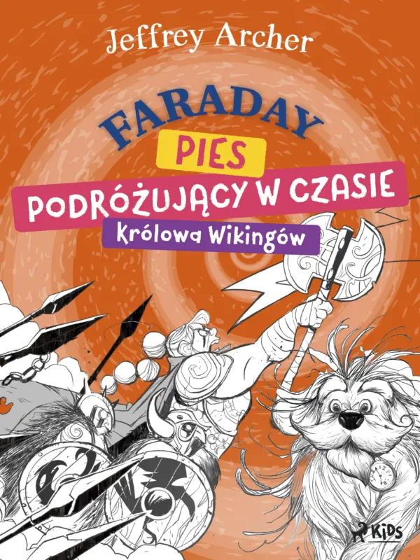 Faraday, pies podróżujący w czasie: Królowa Wikingów (#2) — okładka e-booka