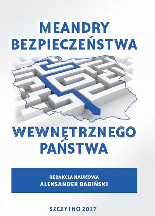 Meandry bezpieczeństwa wewnętrznego państwa — okładka e-booka
