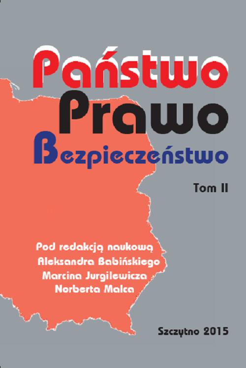 Państwo Prawo Bezpieczeństwo. Tom II — okładka e-booka