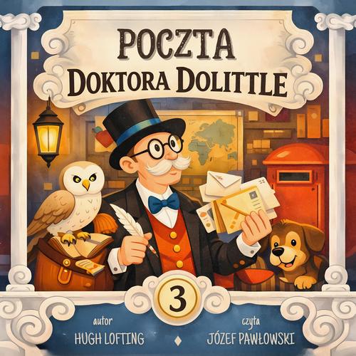 Poczta Doktora Dolittle — okładka audiobooka
