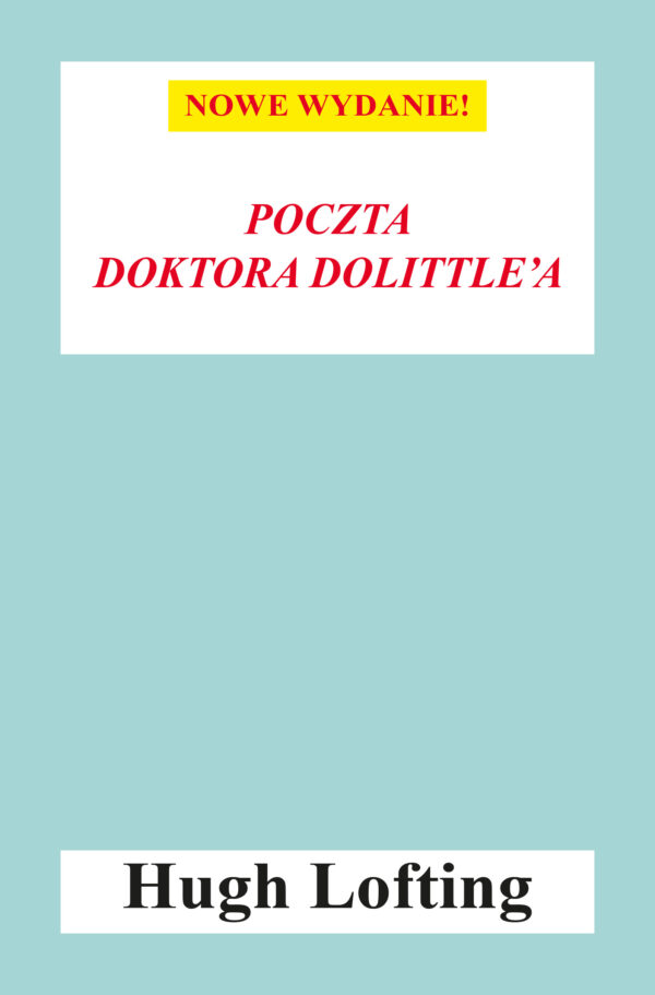 Poczta Doktora Dolittle'a — okładka e-booka