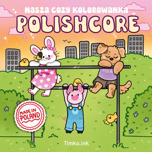 Polishcore. Nasza cozy kolorowanka — okładka e-booka