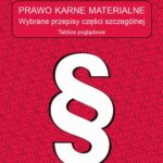 PRAWO KARNE MATERIALNE. WYBRANE PRZEPISY CZĘŚCI SZCZEGÓLNEJ. Tablice poglądowe — okładka e-booka