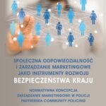 Społeczna odpowiedzialność i zarządzanie marketingowe jako instrumenty rozwoju bezpieczeństwa kraju — okładka e-booka