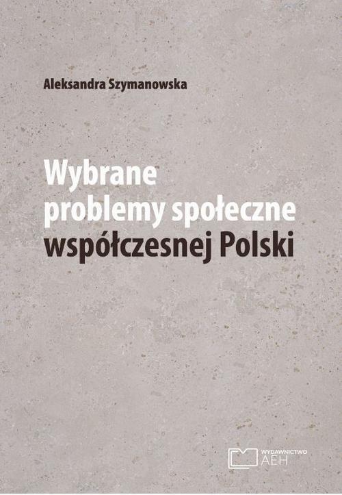 Wybrane problemy społeczne współczesnej Polski — okładka e-booka