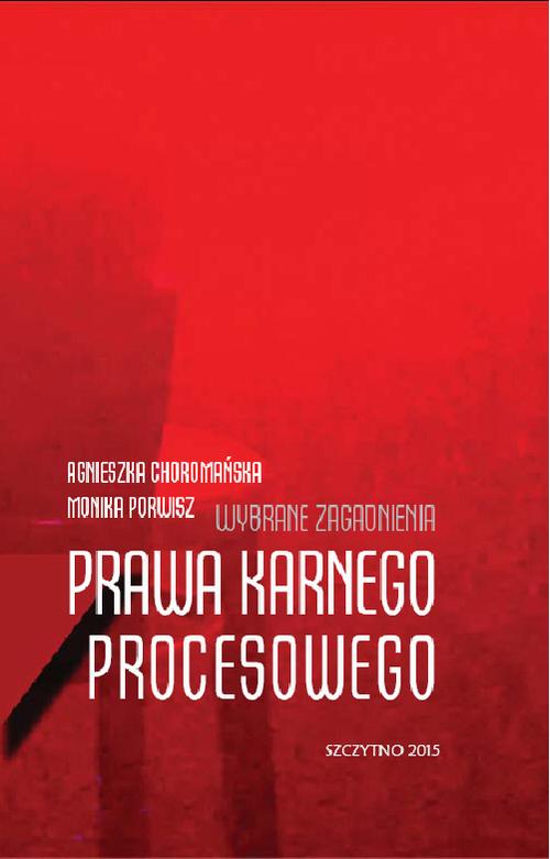 Wybrane zagadnienia prawa karnego procesowego — okładka e-booka