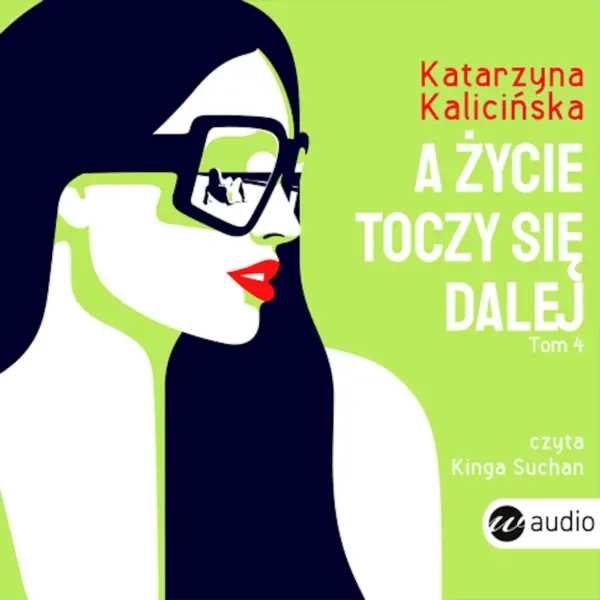 A życie toczy się dalej — okładka audiobooka