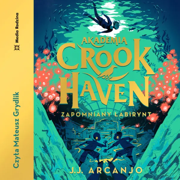 Akademia Crookhaven. Zapomniany labirynt — okładka audiobooka