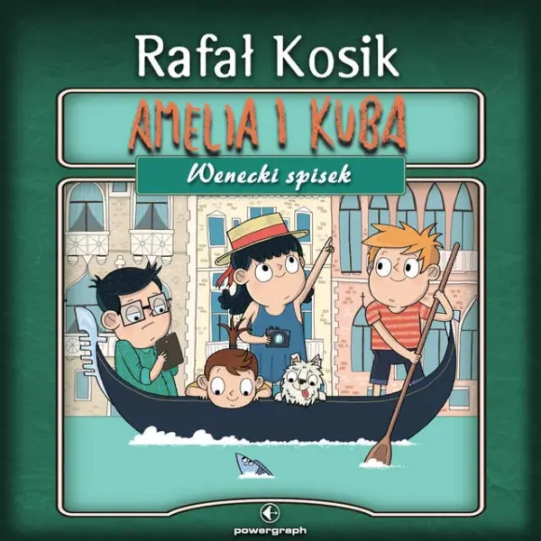 Amelia i Kuba (Tom 5). Amelia i Kuba. Wenecki spisek — okładka audiobooka