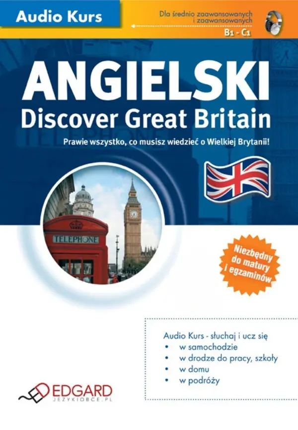 Angielski - Discover Great Britain — okładka audiobooka