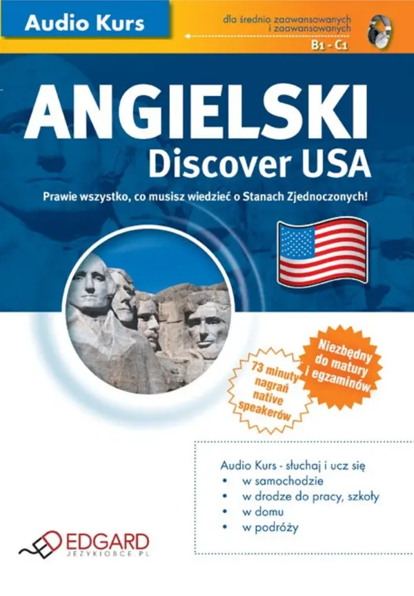 Angielski - Discover USA — okładka audiobooka