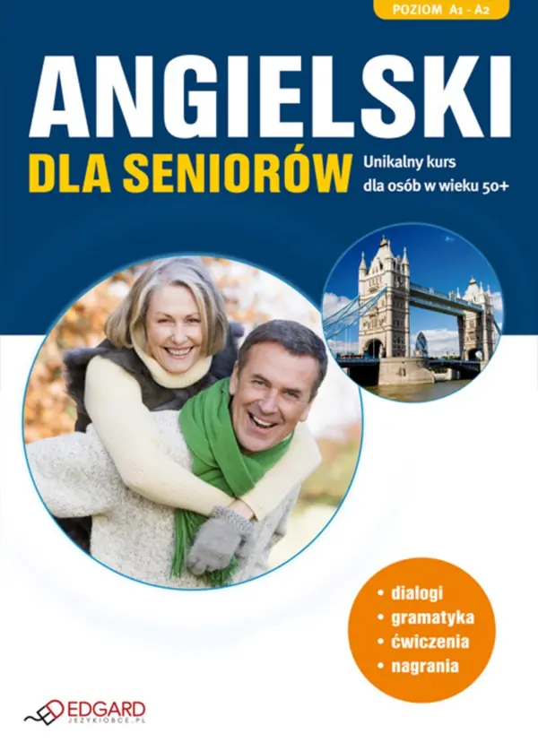 Angielski dla seniorów. Poziom podstawowy — okładka audiobooka