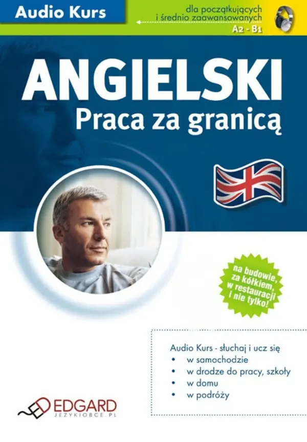 Angielski - Praca za granicą — okładka audiobooka