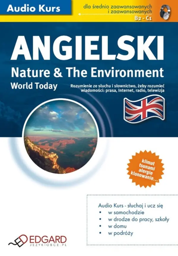 Angielski World Today Nature and The Environment — okładka audiobooka