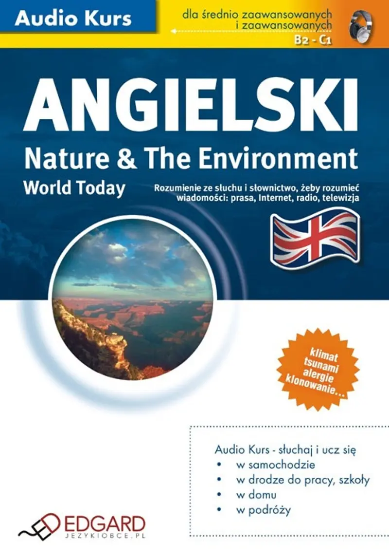 Angielski World Today Nature and The Environment — okładka audiobooka