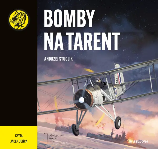 Bomby na Tarent — okładka audiobooka