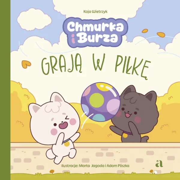Chmurka i Burza grają w piłkę — okładka e-booka