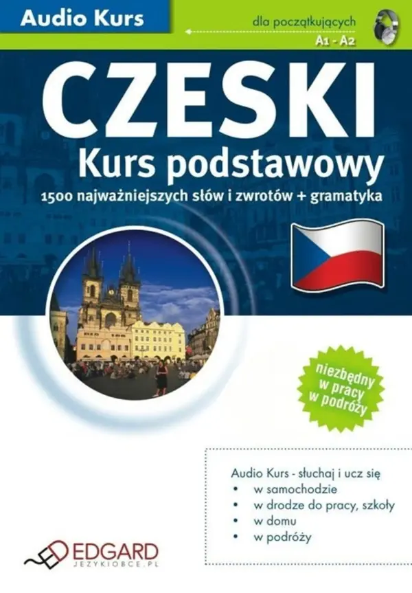 Czeski Kurs podstawowy — okładka audiobooka