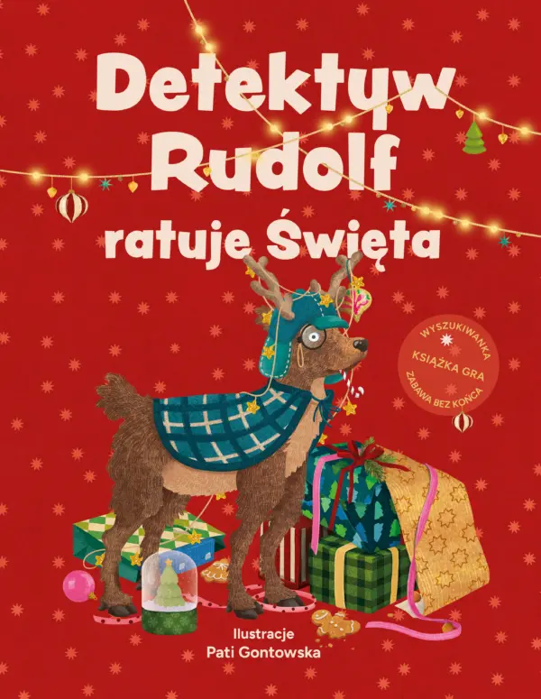Detektyw Rudolf ratuje Święta. Świąteczna książka-gra — okładka e-booka