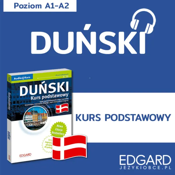Duński. Kurs podstawowy — okładka audiobooka