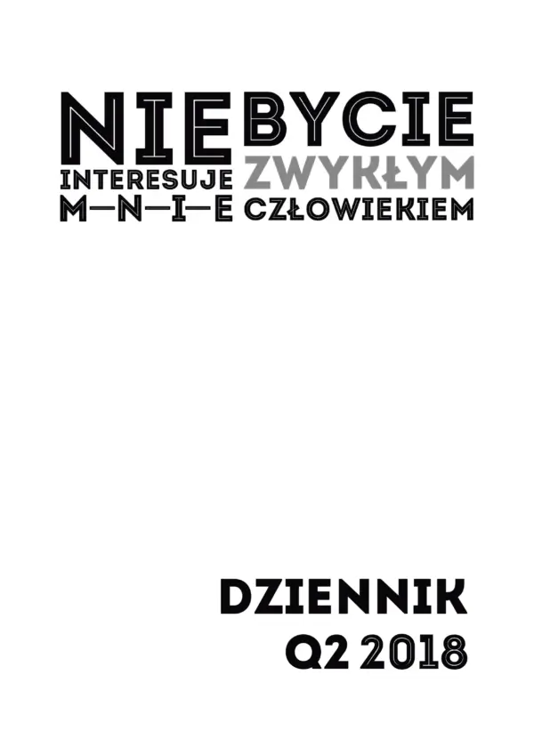 Dziennik "MentalWay" - Q2 2018 — okładka e-booka